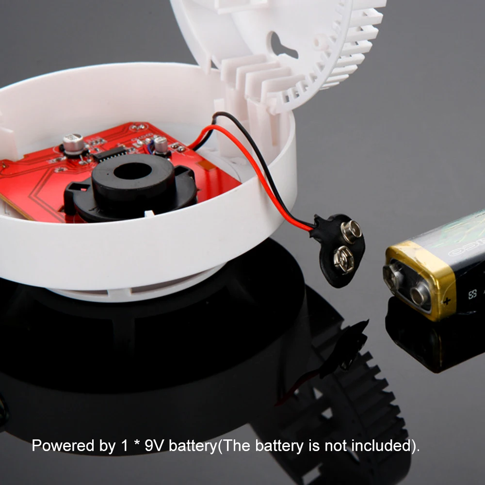 Смарт независимый Тип сигнализация дыма чувствительный детектор домашней