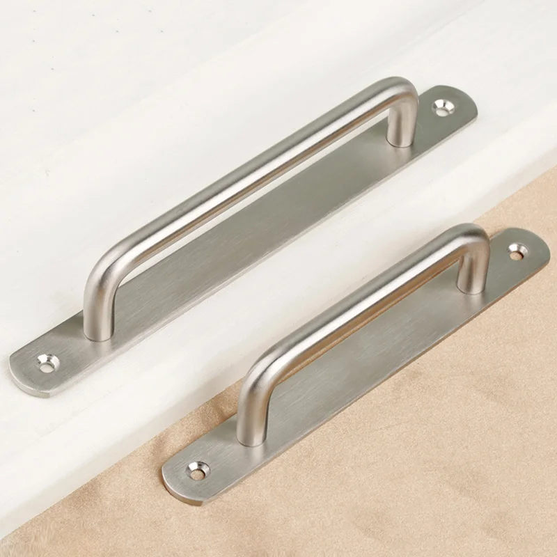 Ручка для раздвижной двери из нержавеющей стали настенная черная