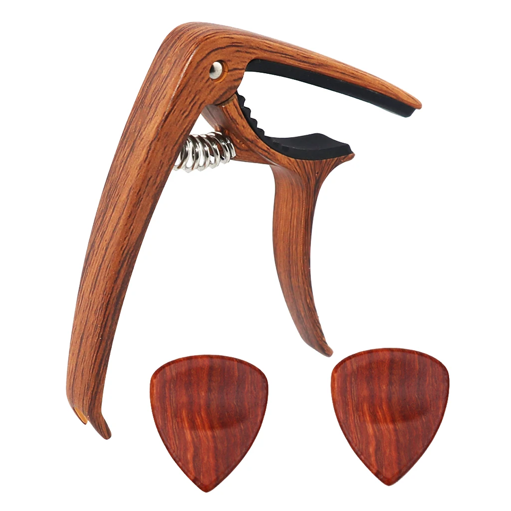 

Red Sandalwood Guitar Capo Guitar Pick For Classical Guitar Ukulele Parts
