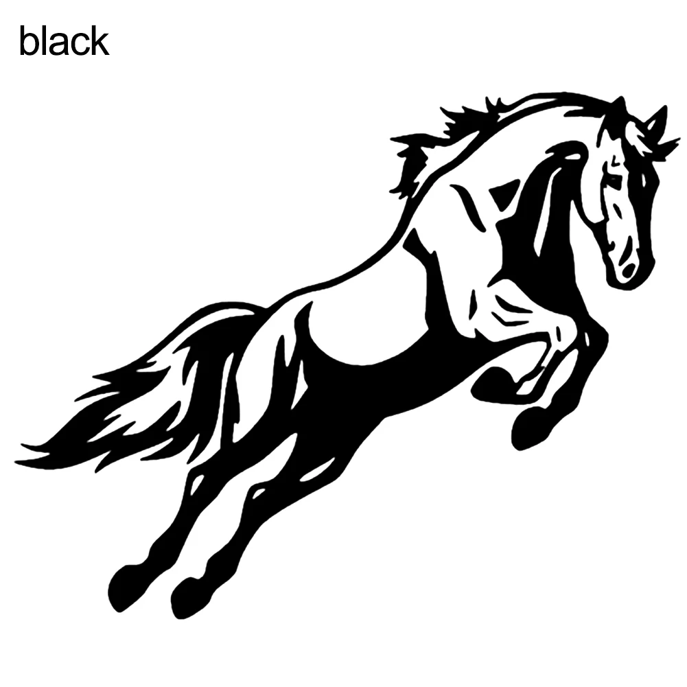 

Car Sticker Fashion Running Horse Car Body Window Bumper Decal Reflective Sticker Decor car accessories