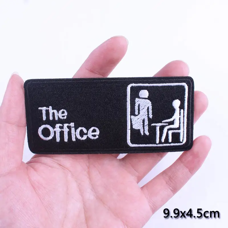 Нашивки в полоску с надписью Social тревога для одежды вышивка хиппи аппликация