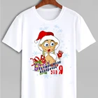 Прикольная новогодняя футболка для женщины  Новый год 2022  Оверсайз Большие размеры до 10XL