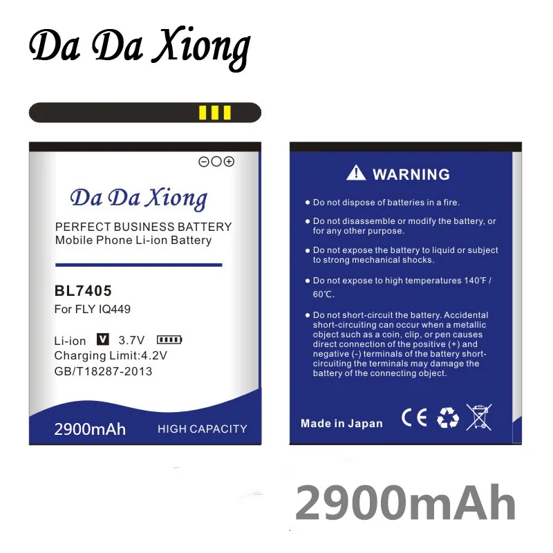 

DaDaXiong 2900mAh BL7405 Li-ion Phone Battery For FLY IQ449