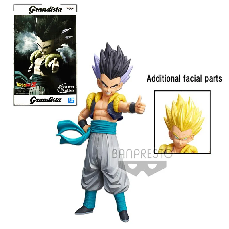 

Bandai Dragon Ball Gros Grandista Gotenks Garage Kit Pvc Assembly Model Western Animiation Action Figure Kids Toys