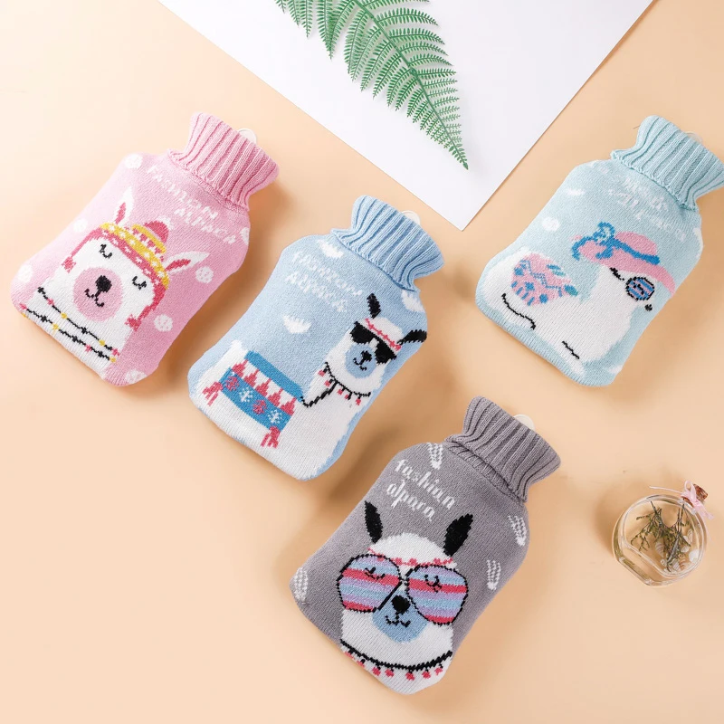 1 шт. сумка для грелки рук корейский вязаный мультяшный стиль большая емкость