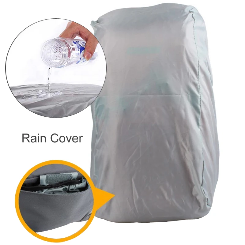 

Caden E5 Orange Camera DSLR Tripod Photo SLR Shoulders Leisure Bag & Rain Cover Bag Travel Backpack Case