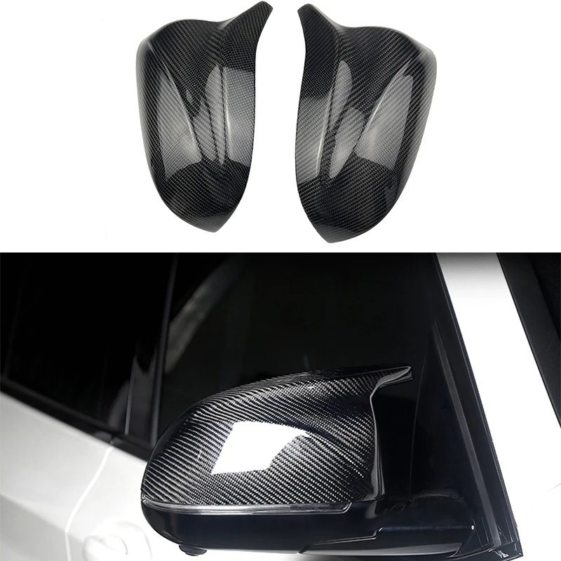

Fit for BMW X3 G01 2018 2019 X4 G02 X5 G05 X7 G07 Carbon Fiber Mirror COVER Cap high quality mirror cover easy installation