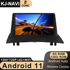 9 дюймов Android 11 для Renault Megane 2 2002-2009 8 + 128 ГБ CARPLAY Автомагнитола авто GPS навигация Видео Мультимедиа без DVD