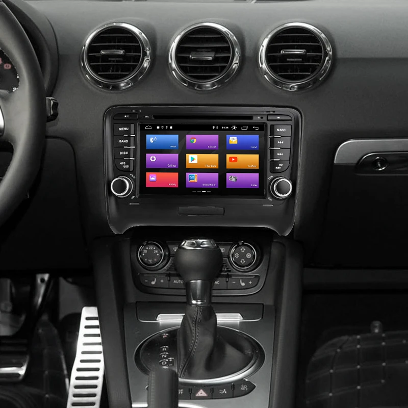 2 Din Автомобильный мультимедийный плеер Android 9 0 для AUDI TT MK2 8J 2016 2007 2008 2009 2010 2011 2012014 gps