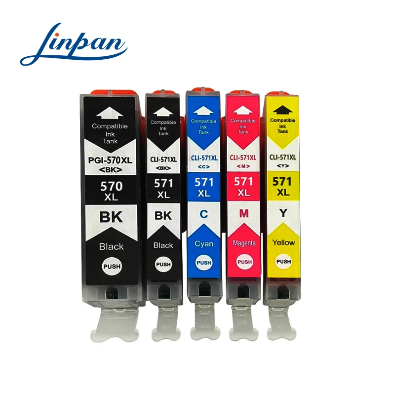 

570xl PGI570 570xl PGI-570 CLI-571 Compatible Ink Cartridge For Canon PIXMA MG5750 MG5751 MG5752 MG5753 MG6850 printer