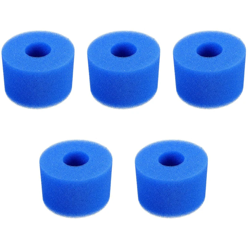 

5PCS Swimming Pool Foam Filter Sponge for Intex S1 Reusable Washable Biofoam Cleaner Pool Foam Filter Swimming Accessorie