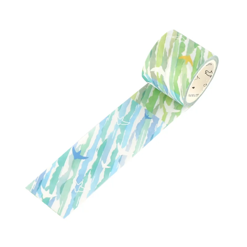 Креативные акварельные цветочные маскирующие декоративные ленты японский васи