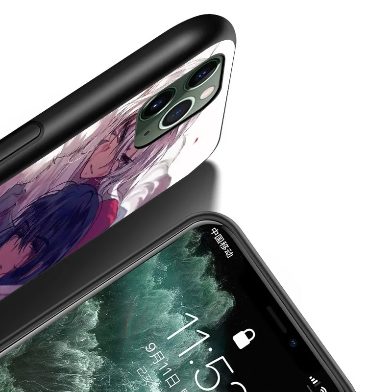 

Anime Inuyasha Sesshoumaru Rin For Apple iPhone 12 Mini 11 XS Pro Max XR X 8 7 6 6S Plus 5 5S SE 2020 Black Phone Case