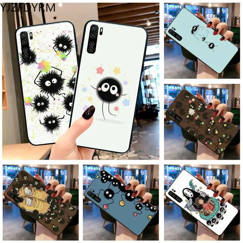

YJZFDYRM Studio Ghibli Spirited Away Totoro Phone Case for Huawei P20 P30 P40 lite E Pro Mate 30 20 Pro P Smart 2020 P10
