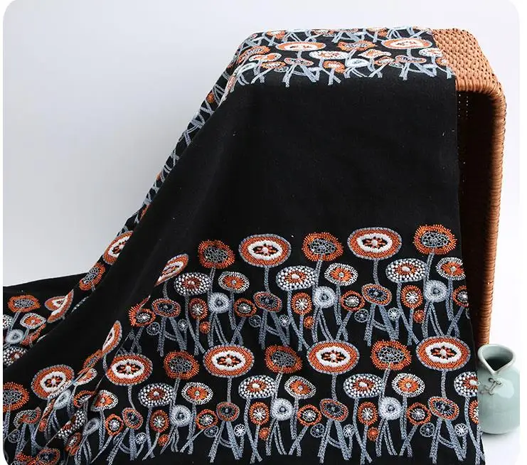 Японская садовая Толстая сумка из хлопка и льна с вышивкой сделай сам подушка для