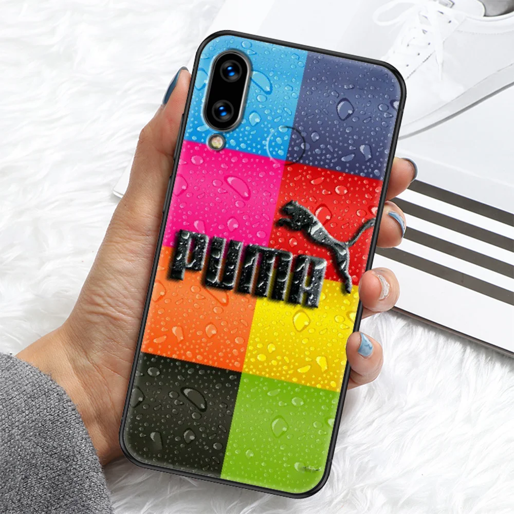 

Pumas Fashion Sports Brand Phone case For Huawei Honor 6 7 8 9 10 10i 20 A C X Lite Pro Play black silicone shell soft cover 3D