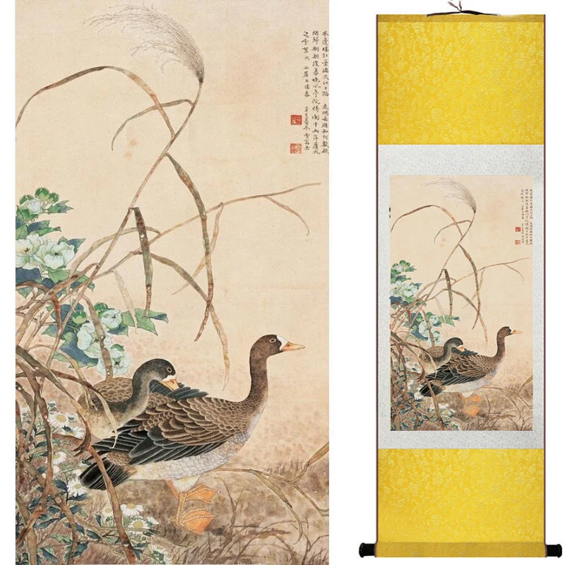 Картина с птицами и цветами украшение для дома офиса картина гостиной 19082415 | Дом