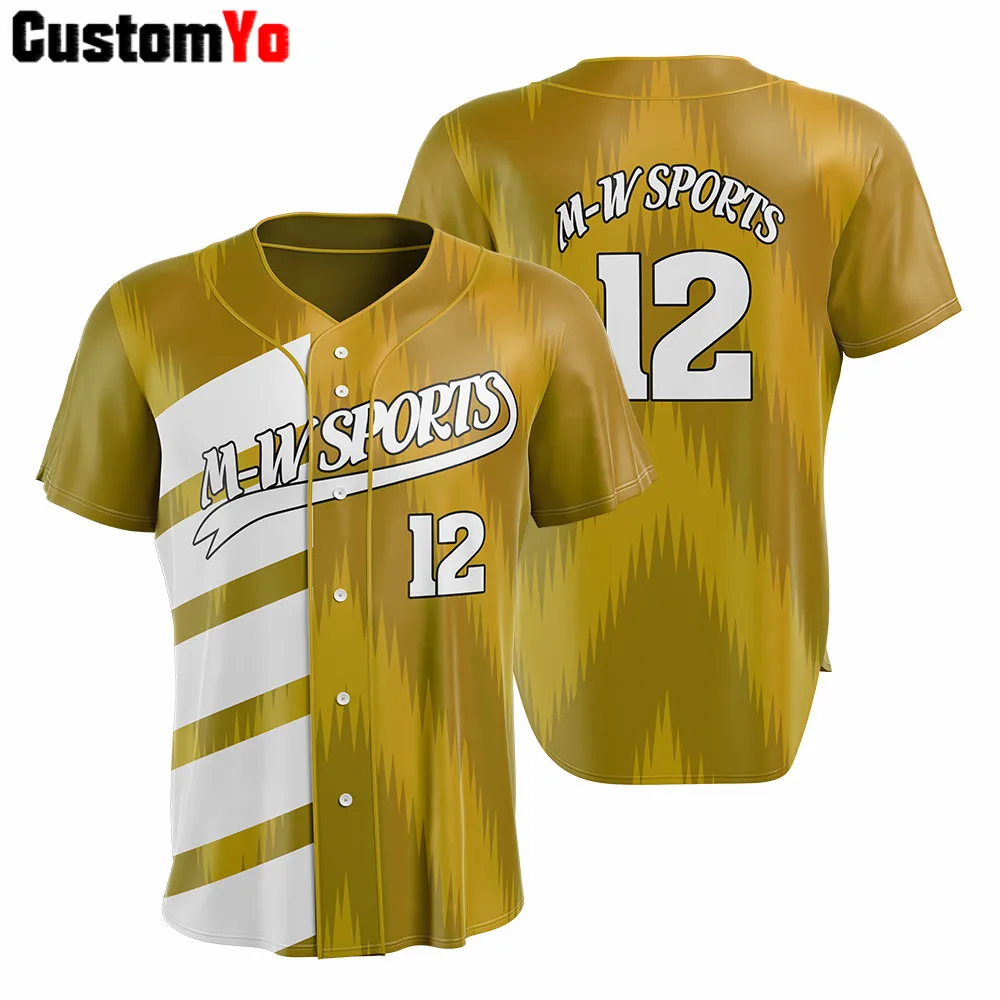 Мужская дышащая бейсбольная майка с коротким рукавом и принтом