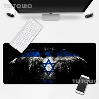 New Printed Israel Flag Mouse Pad Gaming Keyboard Pad Mouse Mat Desktop Mouse Pad Non-slip Natural Rubber New Home Carpet