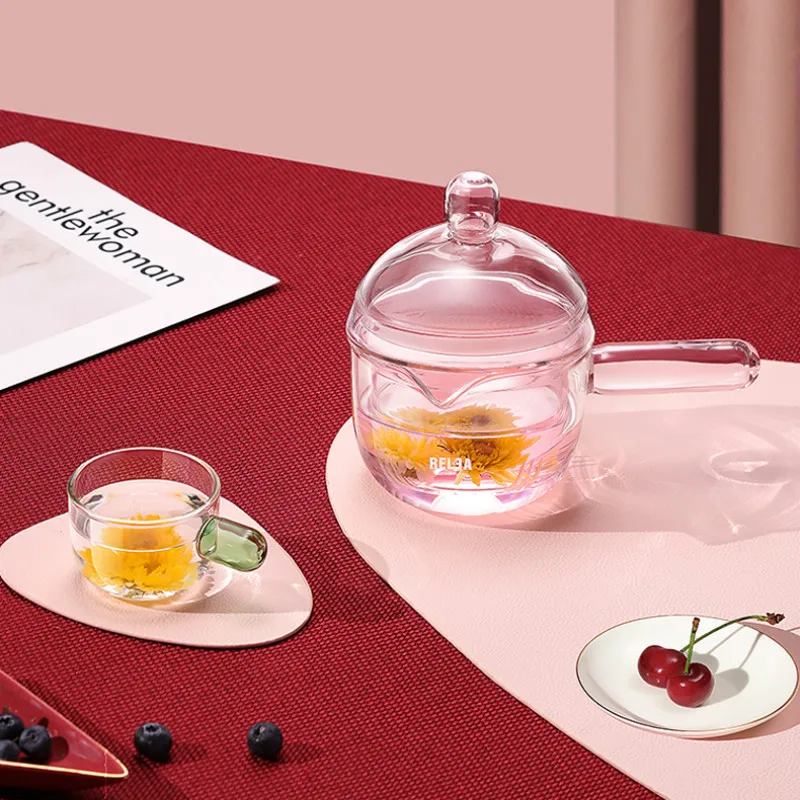 

Термостойкая стеклянная крышка чайного горшка ручной работы кунг-фу чайный горшок высокая температура японский вассеркочер домашний сад ...