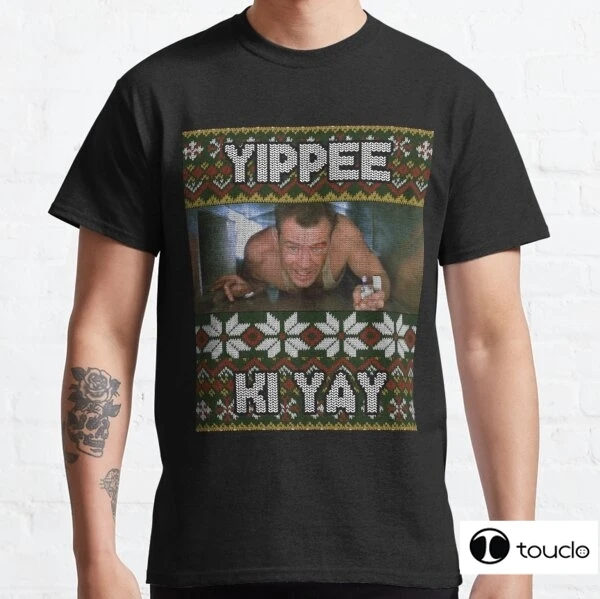 Yippee Ki Yay Уродливый Рождественский свитер с надписью Die Hard Tribute лидер продаж