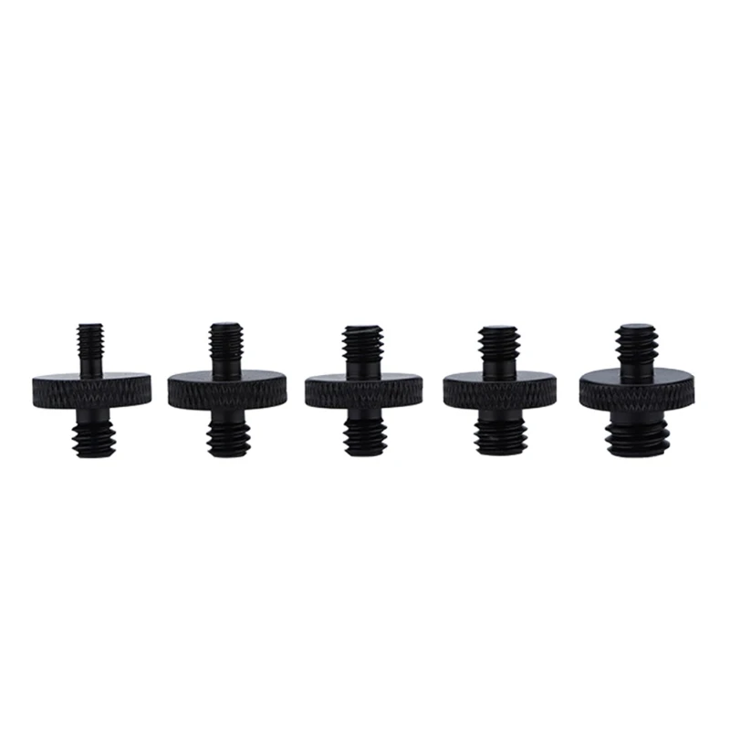 

2pcs Standard Screws 1/4"-20 Male to M4 M5 M6 M8 M10 Male Threaded Tripod Screw Adapter Camera Mounting Converter Screw