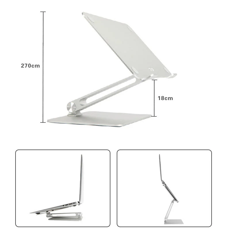 Алюминиевый стол для ноутбука док-держатель кронштейн для Apple iMac/Tablet/MacBook Pro/PC/ноутбук база Портативная подставка для планшета