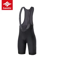 santic cycling bib shorts summer men 4d coolmax breathable padded bicycle high elastic strap perspiration bicycle accessories