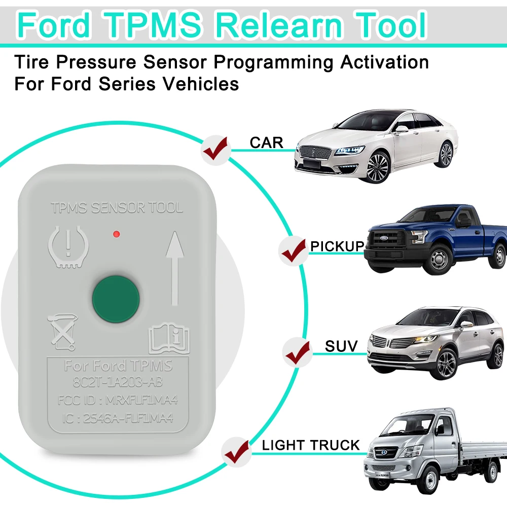 

Tire Pressure Mointor System TPMS 19 Reset Sensor Programming Training Tool For Ford 8C2Z-1A203-AB TPMS RESET Activation TOOL