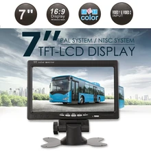 High-resolution TFT LCD 7 inch Car Monitor Automotive  Rear View Monitor for Home Security Surveillance Camera Car Electronics