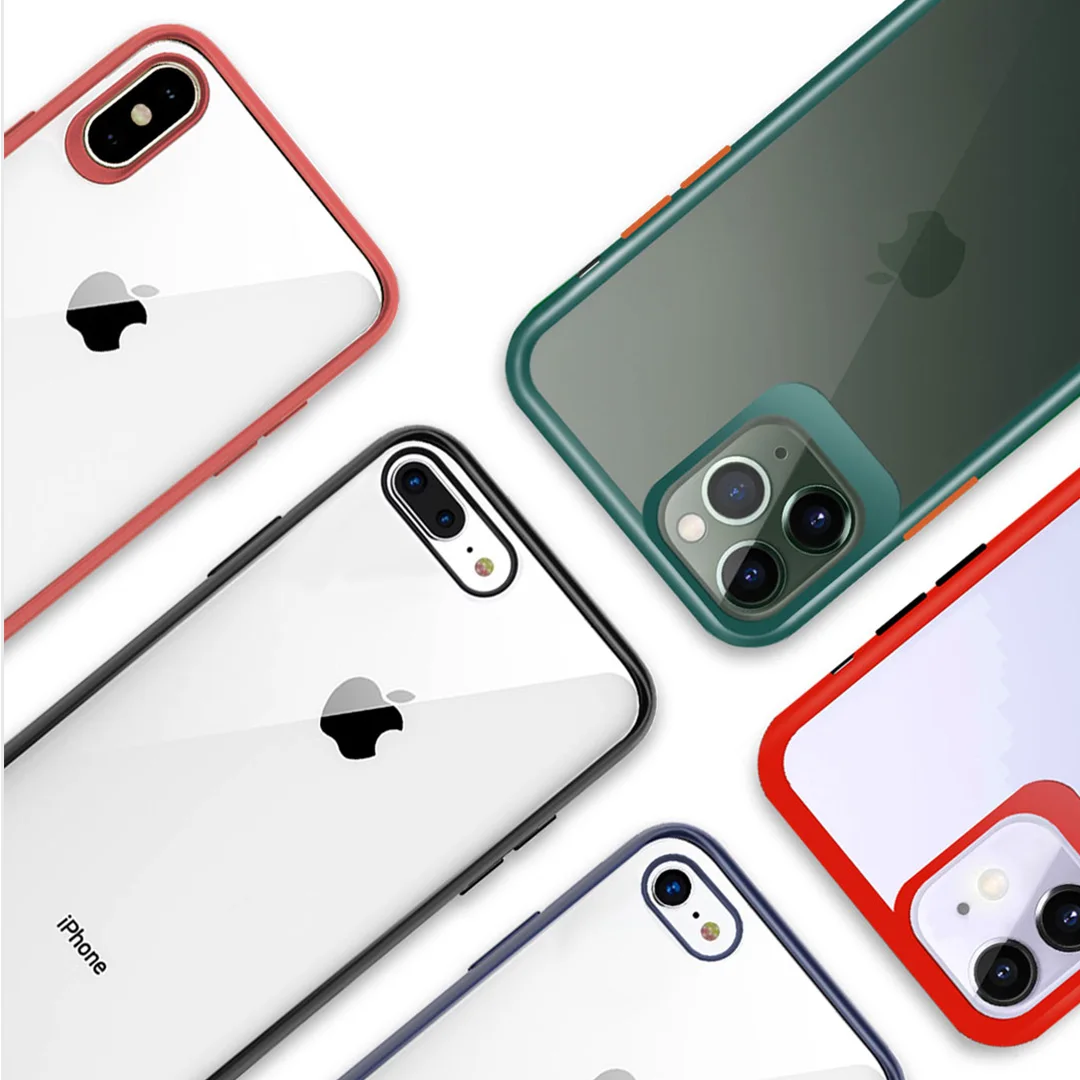 Чехол для телефона Xiaomi, прозрачная задняя крышка, чехол для защиты объектива для iPhone 11/11 Pro/11 Pro Max/XS/X/XR/7 P/8 P/7/8