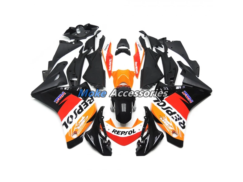 

Motorcycle Fairings Kit Fit For Cbr250rr 2011 2012 2013 2014 Bodywork Set High Quality ABS Injection NEW Black