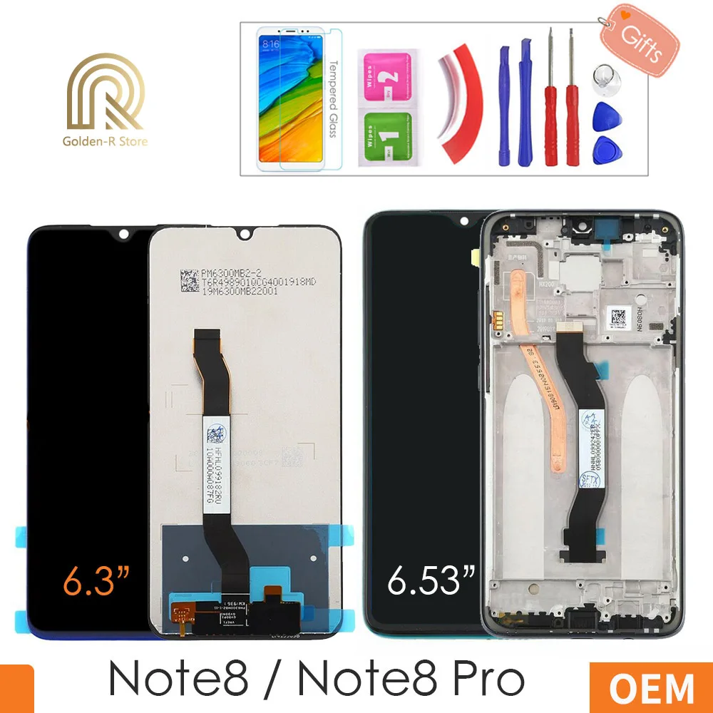 Новый для Xiaomi Redmi note 8 note8 ЖК дисплей сенсорный экран дигитайзер pro lcd запасные