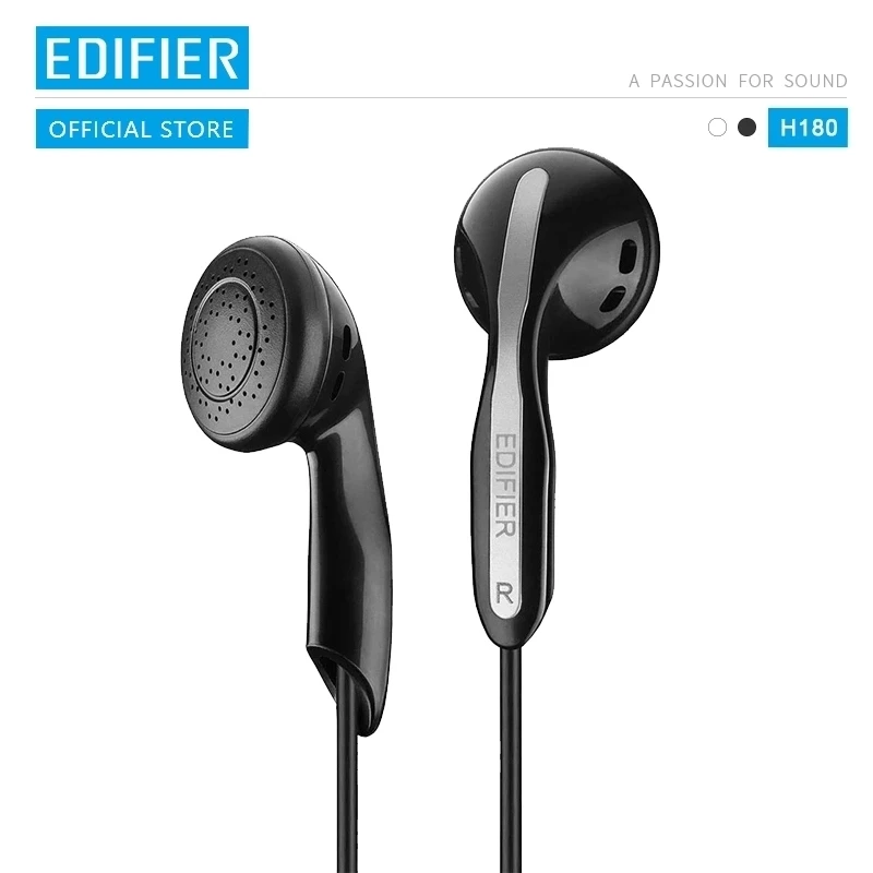 Классические наушники EDIFIER H180 удобные доступные высокое качество подключение к
