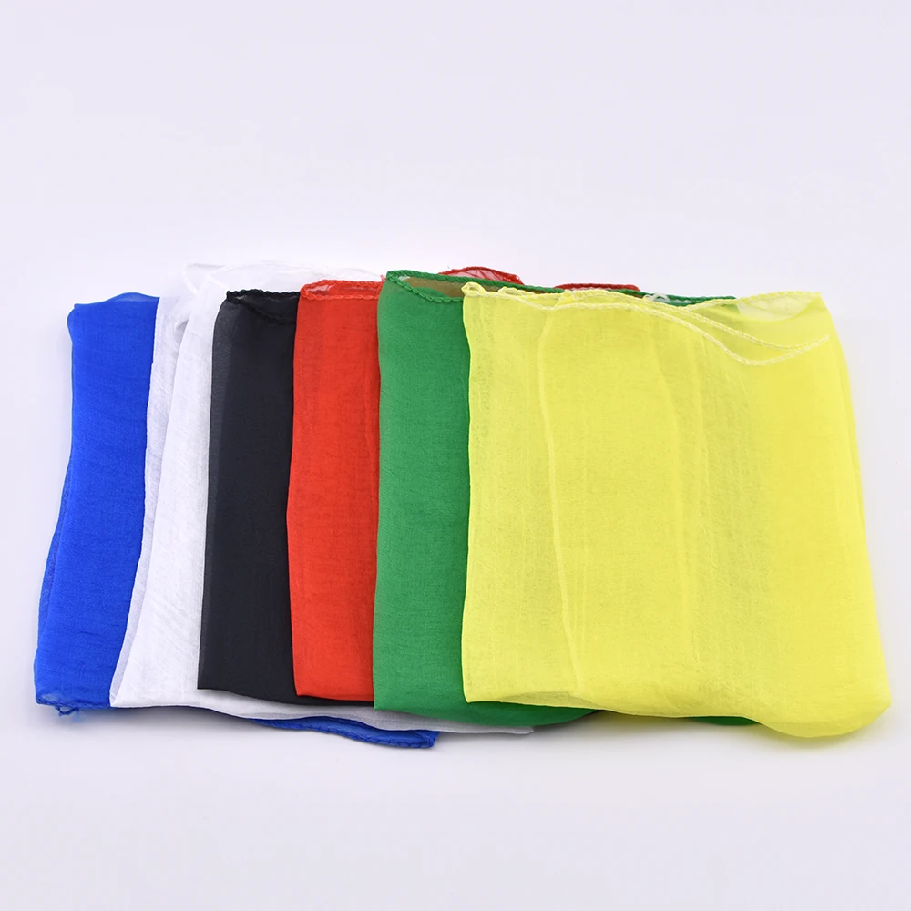 Волшебный шелковый шарф (доступно 6 цветов) Волшебные Трюки крупным планом Magia Silk