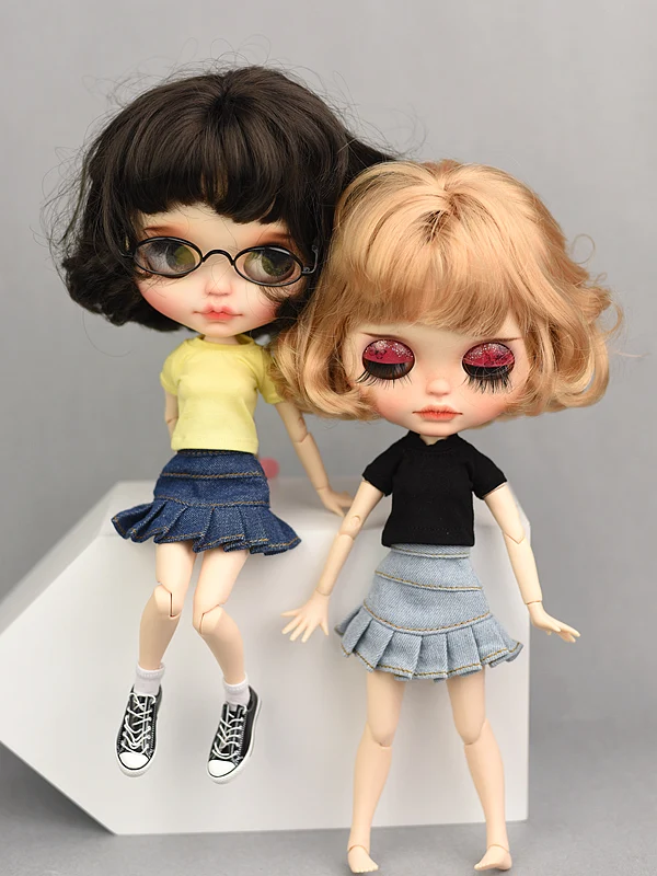 1 шт. юбка ручной работы Одежда для Барби Blyth 1/6 BJD платья Аксессуары кукол подарок