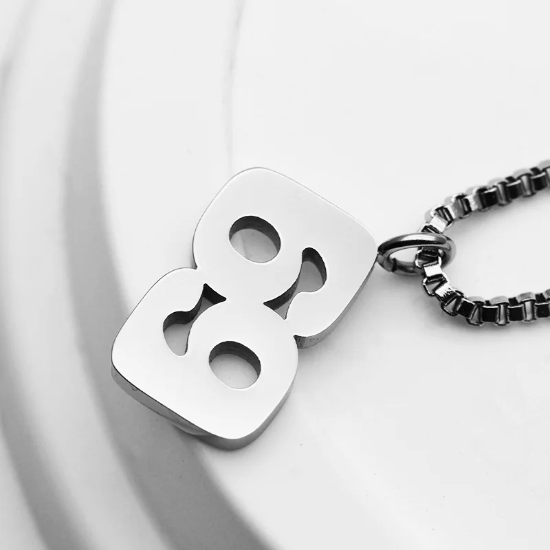 Стальная подвеска с номером 69 на цепи-шокере из нержавеющей стали для мужчин хип-хоп цифровый модный ювелирный подарок.