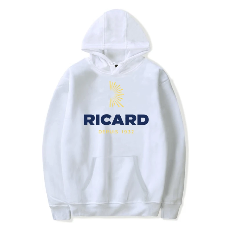 

RICARD Hoodies Fashion Sweatshirt teens Men Streetwear Casual Couples Harajuku Ricard Print Pullover for Women Clothes