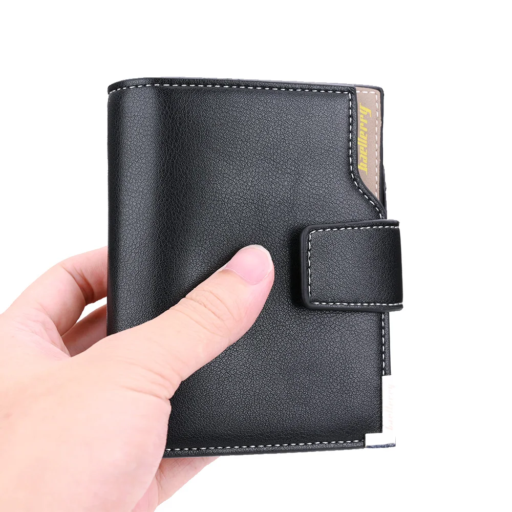 Мужской кожаный бумажник Gemeer мужские бумажники кошельки Короткий Кожаный