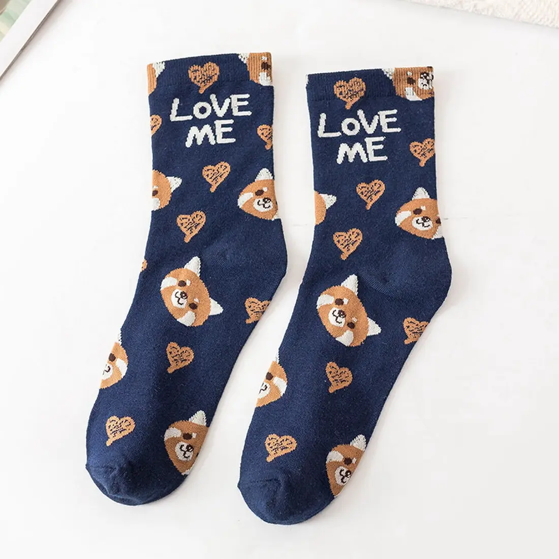 

Animal Print Kawaii Socks Korean Style Women Cat Panda Cartoon Woman Calcetines Meias Mulher Skarpetki Calcetas Sock