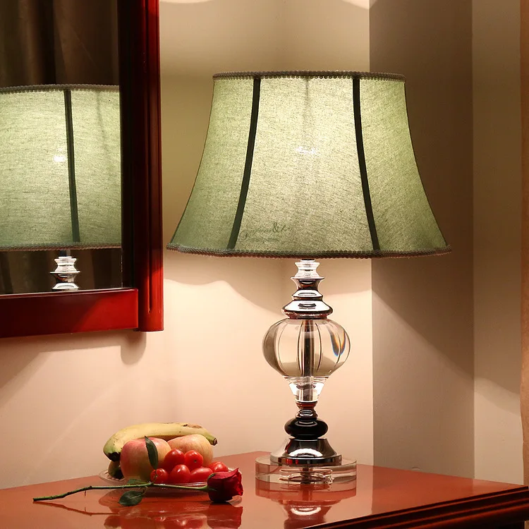 Современная хрустальная лампа освещение прикроватная для спальни Роскошная