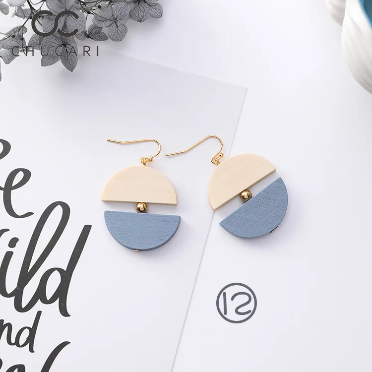 CHUCARI 2019 серые корейские модные милые серьги в форме цветка с имитацией жемчуга