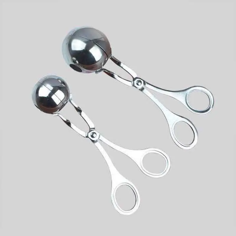 Кухня удобный аппарат для приготовления фрикаделек Нержавеющая сталь зажим