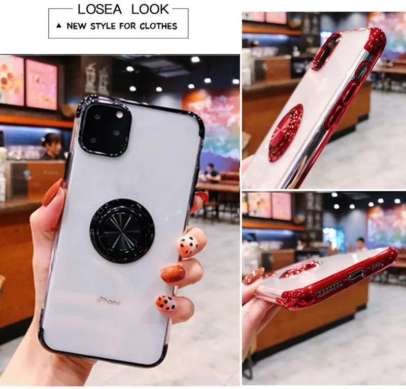 11ProMax Магнитный чехол для iphone 6s 6 s Plus iphone XR X металлический чехол с кольцом для пальца для iphone 8 7 Plus iphone 11 Pro XS чехол для MAX XR