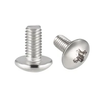 uxcell machine screws m3x6mm phillips truss head screw 304 stainless steel fasteners bolts 30pcs