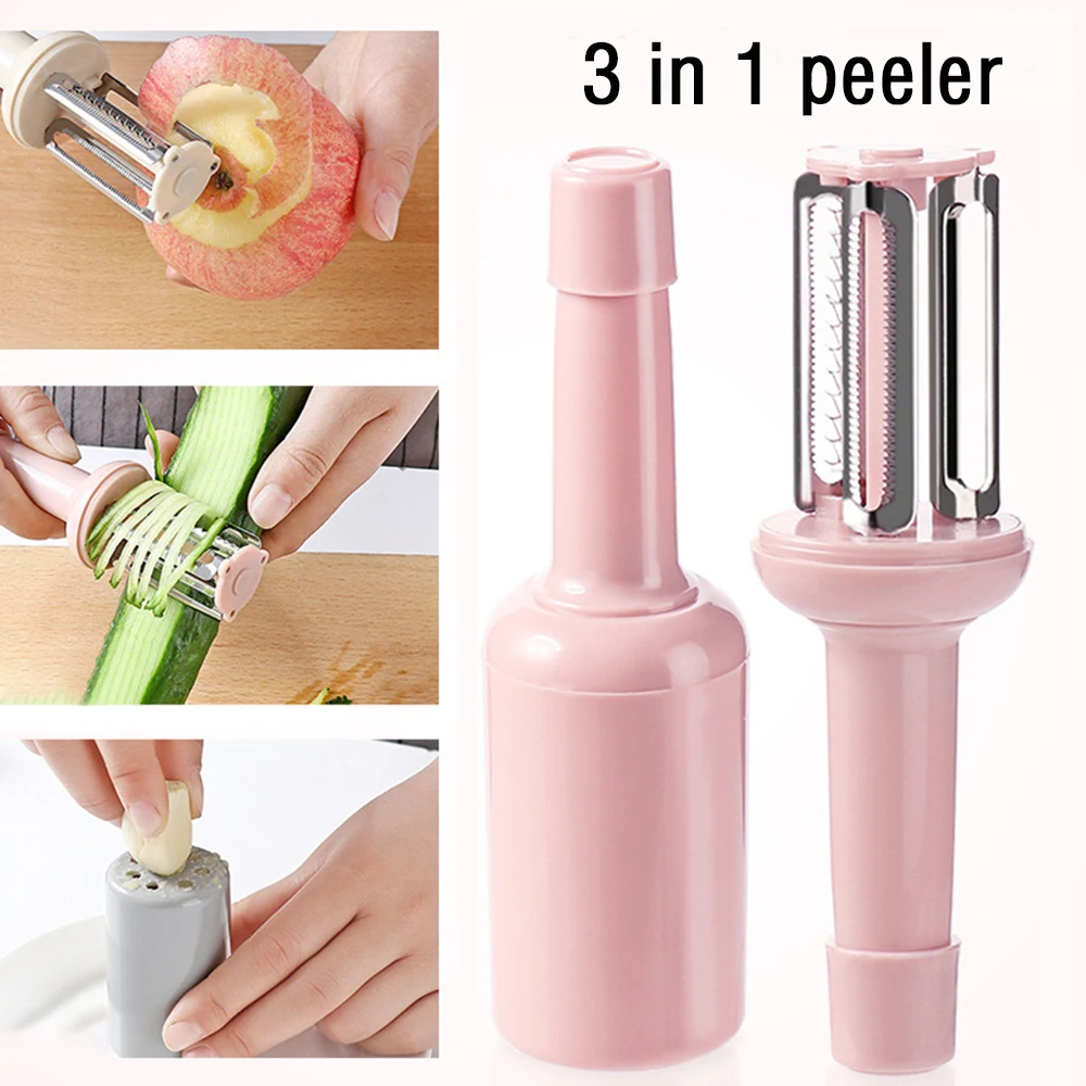 

New 3 In 1potato Grater Julienne Peeler Kitchen Accessories Vegetables Peeler Double Planing Grater Kitchen Tools