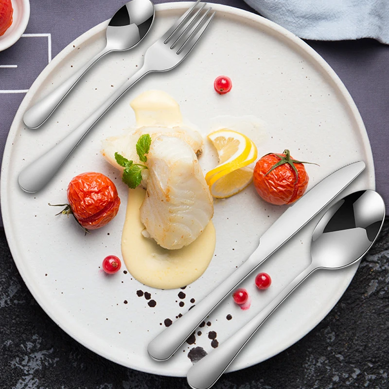 

Gold Cutlery Set 24Pcs/6Set Tableware Sets Of Dishes Knifes Spoons Forks Set Stainless Steel Cutlery Dinnerware Spoon Set