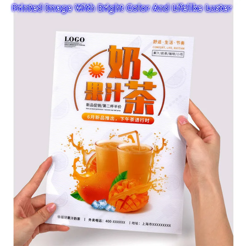 50 шт. самоклеящаяся водостойкая Магнитная струйная пленка для печати с наклейкой