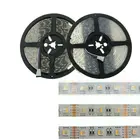 Светодиодная лента 12 мм широкоформатная 5050, 1 м, 2 м, 5 м, RGBW, RGB + WW, 4 цвета в 1, Светодиодная лента с чипом, водонепроницаемая Диодная лента, подсветка, 12 В, 24 В постоянного тока