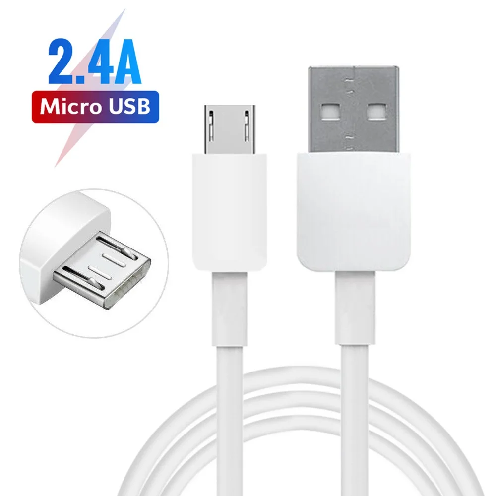Кабель Micro USB 1 м 2 4 А usb кабель для зарядки Android короткий шнур 100 см Samsung Galaxy J3 J5 J7 2017 J4